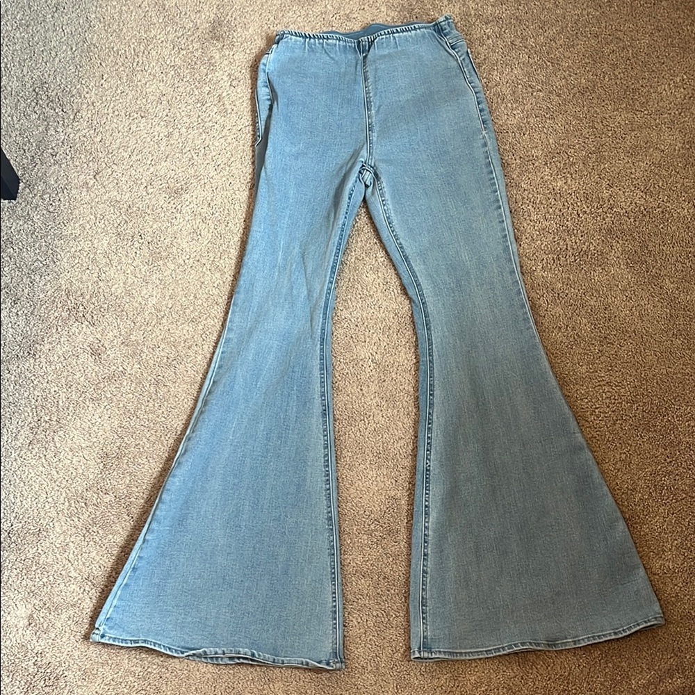 Flared Denim Jeans